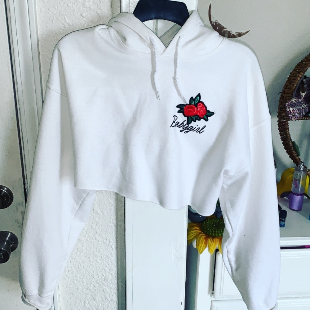 Cropped hoodie